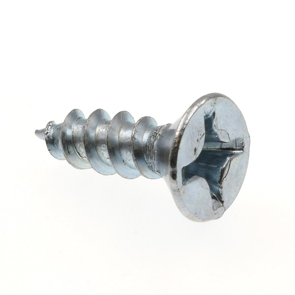 Prime-Line Wood Screw Flat Head Phillip Drive No. 12 X 3/4in Zinc Plated Steel 100PK 9036061 - main